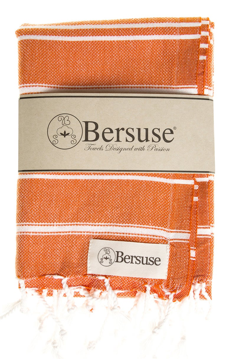 Bersuse Anatolia Bathroom Hand Towels - Premium Cotton Hand Towel for Face - Absorbent, Soft, Lightweight, Space-Saving, Quick-Drying Decorative Turkish Hand Towels - Image 3